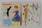 Lot 4 Hallmark   Barbie Birthday Cards   Vintage-style W  Pink Envelopes 1994