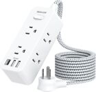 Power Strip Surge Protector 5 -25  Extension Cord 6 Outlets 3 Usb Ports 1 Usb C