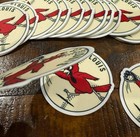  lot Of 2  St  Louis Cardinals Vintage Classic Logo Iron On Patch Jersey Patch