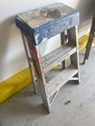 Werner 24 Inch Aluminum Step Ladder Excellent Condition Sturdy