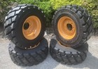 4-heavy Duty 12-16 5 Sks-7 Skid Steer Tires rims wheels For Case-12x16 5-14 Ply