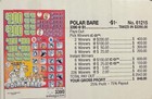 Pull Tab Tickets - Chip  - Game - Pick Board - Polar Bear - 3 390 Ct
