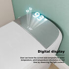 Toilet Smart Bidet Led Temp Display Elongated Toilet Auto Flush Dryer Tankless