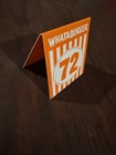 Whataburger Table Tent Markers - Individual Restaurant Order Number 72