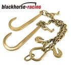 Tow Chain J-hook 3 8  X 2  V-type W  G70 Grab Hook Tractor Car Wrecker Truck Tie