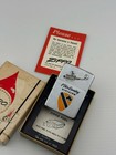 Vintage 1972 Zippo Vietnam War 1st Air Cavalry Huey Helicopter Lighter W  Box