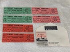 The Monkees Michael Nesmith 6 Unused 1970 Concert Ticket Lot Krnt Theatre Iowa