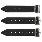 Scottish Kilt Waist Extender For Kilt Straps With Buckle1 25  Wide Black Color