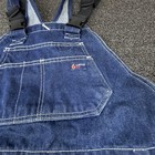 Lapco Fr Bib Overalls Mens Large Blue Denim Flame Resistant Workwear Cat 2