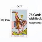 Pink Border Tarot Cards Deck 78 Card Beginner Fortune Telling Guidebook Gift New