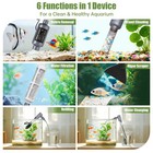 Cordless Aquarium Gravel Cleaner Vacuum  36w Electric Fish Tank Cleaner