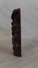 Vintage Maori Wood Tiki Statue Abalone Eyes Hand Carved New Zealand 5 75   read 