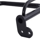 Black Twin Rail Saddlebag Guard Kit Fits Touring Flhr 2009-2013