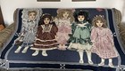Bnwt Vintage Chatham Collectors Porcelain Dolls Woven Tapestry Throw Blanket 90s