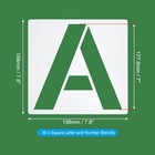 7 Inch Letter Stencils Number Stencils  Alphabet Templates Numbers Stencil 36pcs