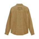 Indian Motorcycle Men s Western Cord Shirt  Brown   2864969