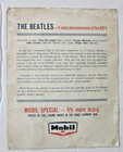 The Beatles Rare Original Souvenir Mobil Dealer Promotional Photo 1964