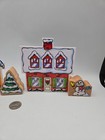 Brio Wooden Railway Polar Express House Snowman Tree Scenery Lot Thomas Friends