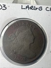 Key Extremely Rare  Date Beautiful 1803 Large Cent In Very Fine Condition Xx576
