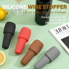 10pcs Silicone Wine Stoppers  Reusable Beer Wine Corks  Sparkling Bottle Stopper
