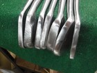 George Nicoll Hickory Shafted 7 Club Play Set Heads Reset  New Grips