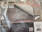 Mohawk Home Dual Surface Felt And Latex Non Slip Rug Pad  1 4  Thick  2 x8    