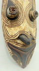 Vtg Papua New Guinea Sepik River Tribal Mask Hand Carved Wood Wall Hanging 16 5 