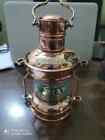 14  Nautical Maritime Ship Lantern Boat Light Brass   Copper Anchor Oil Lamp
