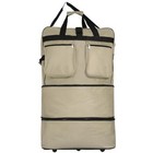Expandable Duffle Bag Rolling Wheeled Spinner Luggage For Travel   Storage