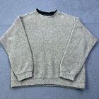 Vtg Field   Stream Fleece Sweater Mens Xl Beige Pullover Crew Sherpa Made In Usa