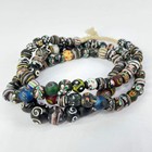 Fancy Floral And Mixed Venetian Trade Beads 40inch