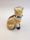 19th Century Antique English Staffordshire Porcelain Pug Dog Figurine Great Face