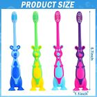 Gerrii 400 Pcs Kids Toothbrush Bulk Soft Lovely Little Kangaroo Toothbrush For K