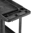 Rubbermaid Fg450089blk 18 w X 33 h X 39 i Utility Cart Black  4500-89 