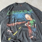 Vintage Reprint Dinosaur Jr Usa Tour Rare Single Stitch T-shirt Faded Brockum Lg
