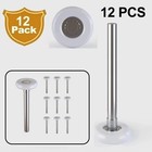 12 Pack Heavy Duty Precision Sealed 2  Nylon Garage Door Roller 4  Stem 11 Ball