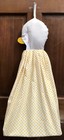 Vtg 60s Duck Yellow White Polk A Dot Hanging Diaper Stacker Holder As-is