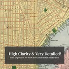 Old Map Of Philadelphia  Pa 1924 - Vintage Philadelphia Penn