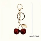 Keychain Cherry Bag Charms Purse   key Chains Women Cute  red Apple