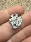 1727 Dated Potosi 1 Reale Heart Shaped Cob Pirate Coin Spanish Treasure
