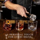 Clear Ice Cube Maker Design Tray - Craft Modern Ice Molds For Bourbon   Cockt   