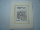 Bahamas  Isles Lucayas  Anno 1690  Mallet Map   Mounted Behind Passepartout 
