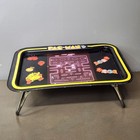 Vintage Pac-man Tv Tray Table Midway Mfg Metal Folding Retro Arcade Game Decor
