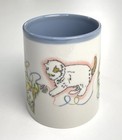 Vintage Otagiri Kitty Cat Playing Ceramic Coffee Mug 