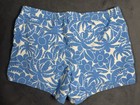 Patagonia Kids Baggies Shorts 4  Unlined Birch White Floral Size Xxl 16-18