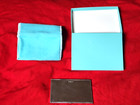 Tiffany   Co Silverplate Business Card Holder W  Orig  Cloth Bag   Box Pre Owned