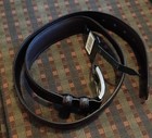 Signature Collection Men   s Casual Genuine Brown Leather Belt - Size 38 