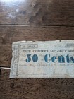 1862 50 Cents County Of Jefferson Obsolete Currency Note Civil War Era Scrip