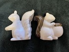 Squirrels Ceramic Set Of 2 White