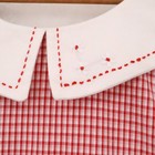 Strasburg Gingham Peter Pan Collar Dress Womens Size 14 Vintage 90s Cotton